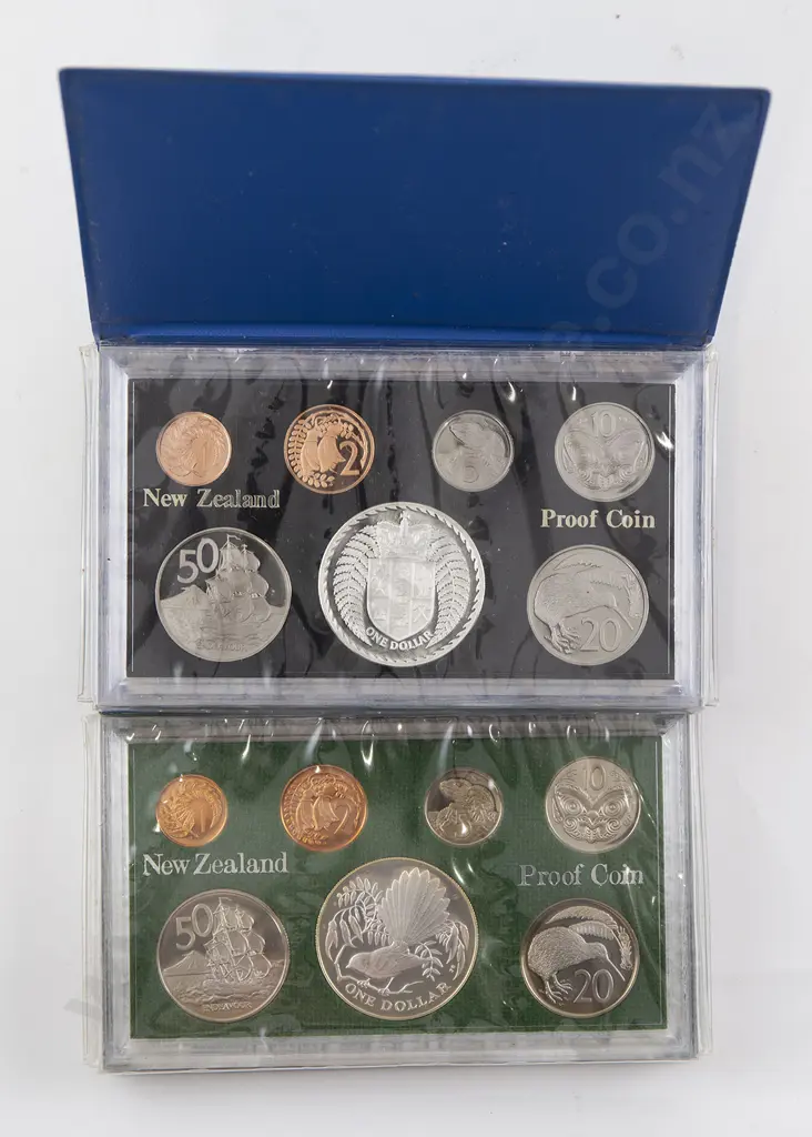 Two NZ Proof Coin Issues Image 1++