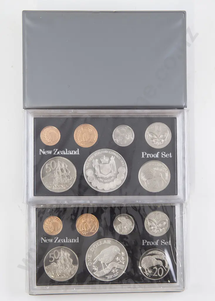 Two NZ Proof Coin Issues Image 1++