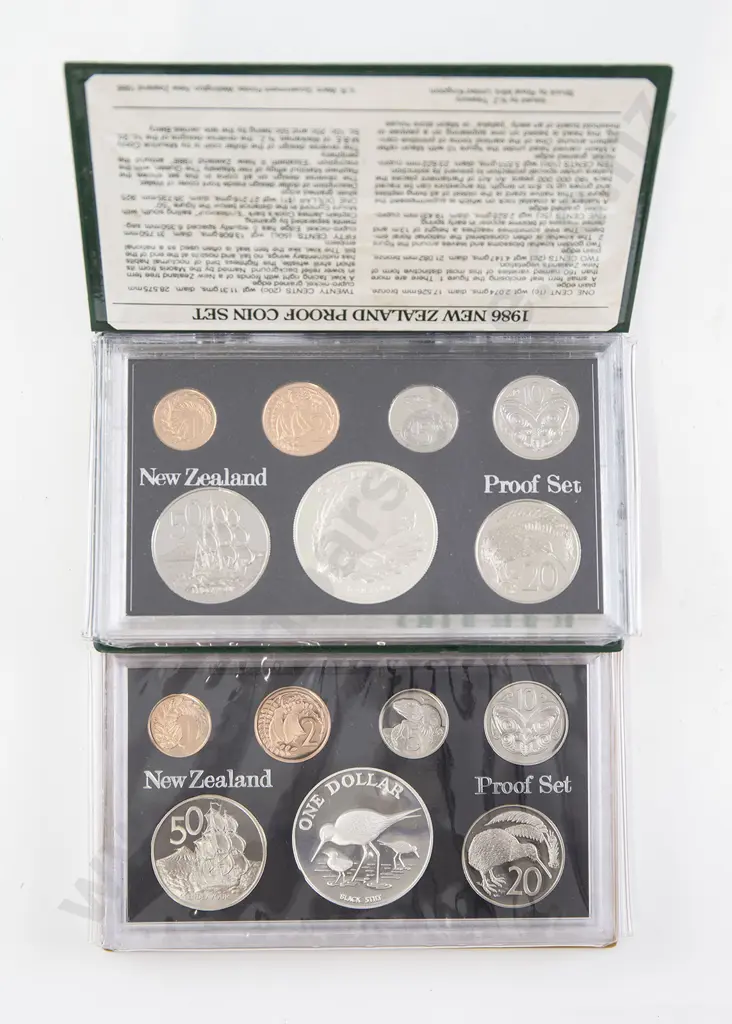 Two NZ Proof Coin Issues Image 1++