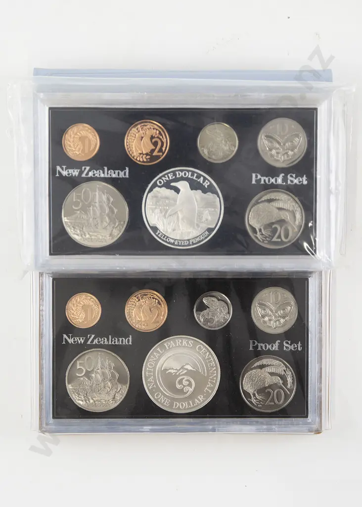 Two NZ Proof Coin Issues Image 1++