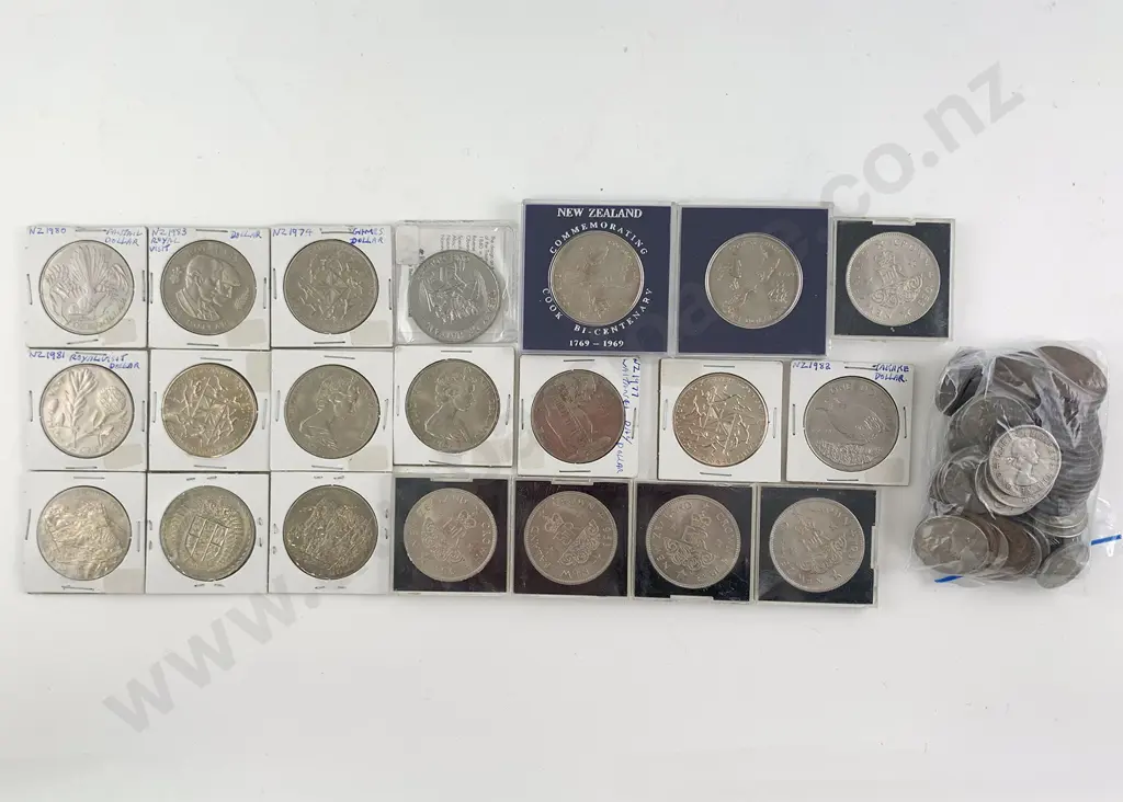 NZ Five 1953 Crowns Image 1++