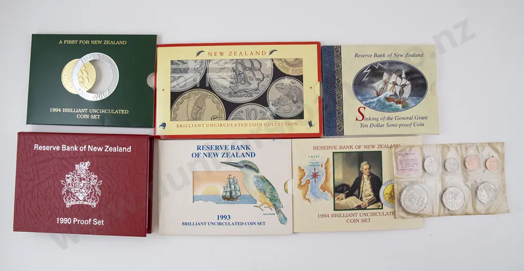 NZ Proof Coin Sets Image 1++