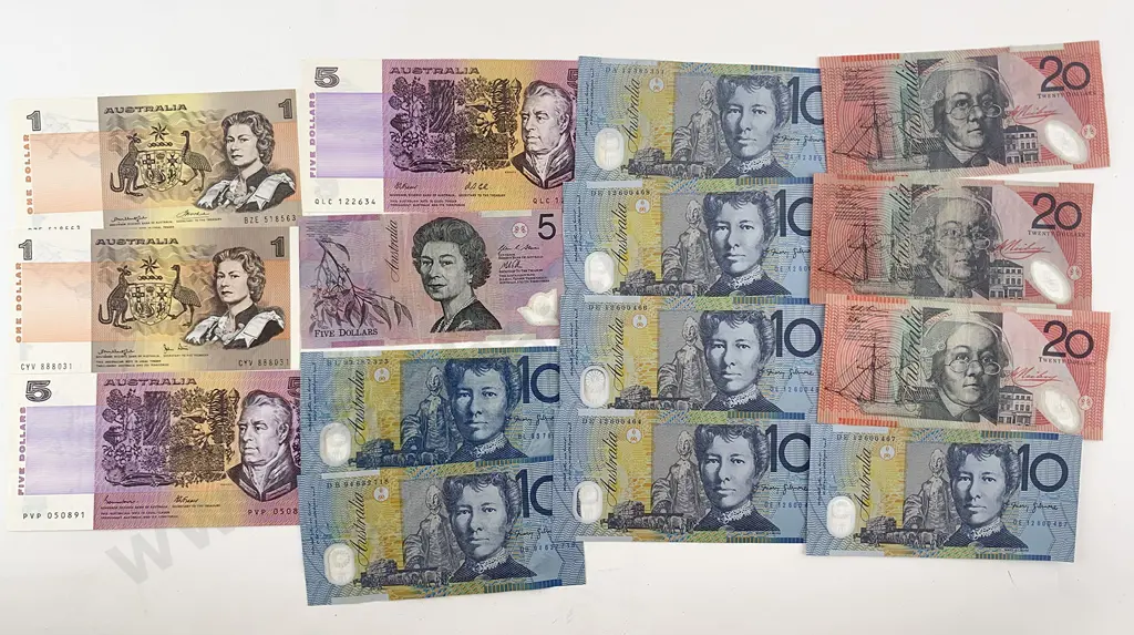 Australian Decimal Bank Notes Image 1++