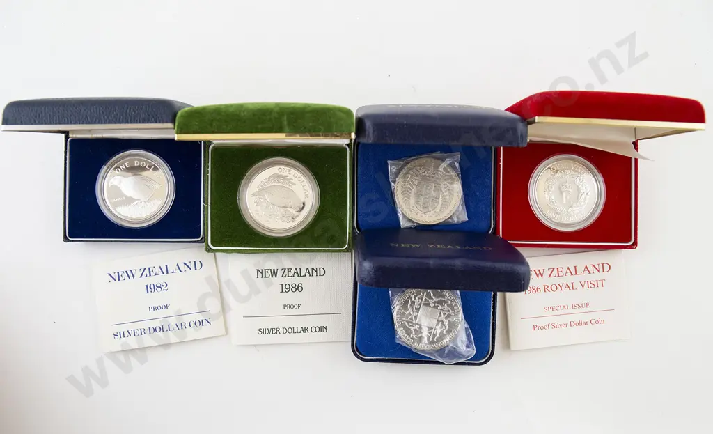NZ Three Proof Silver $1 Image 1++
