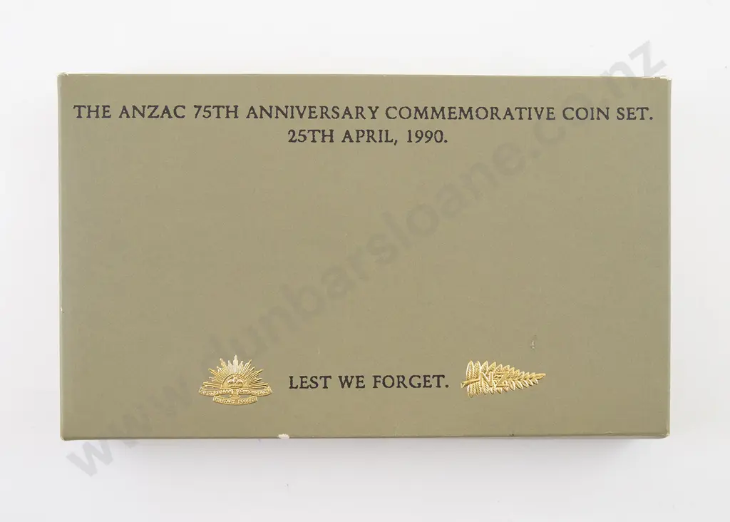 Australia Anzac 75th Anniversary $5 x2 Coin Set Image 1++