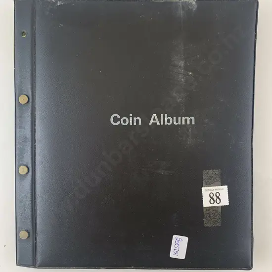 Coin Album Small Qty Vintage Pocket Change Coinage