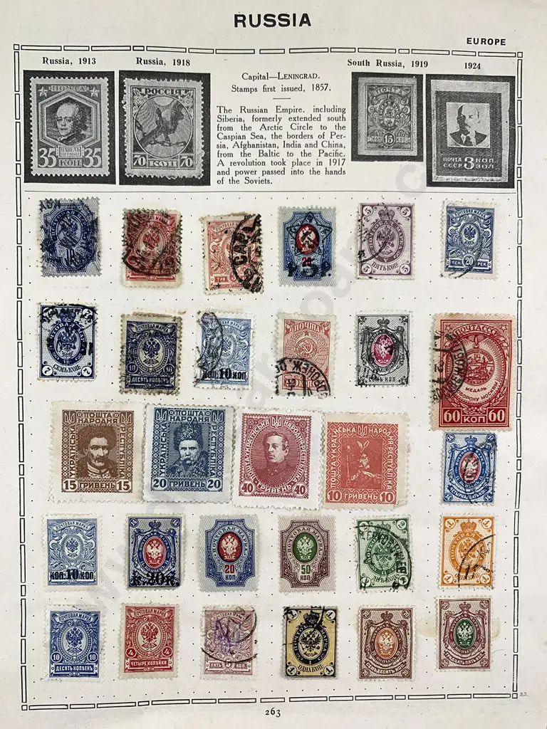 Good Vintage World Stamp Album Image 1++