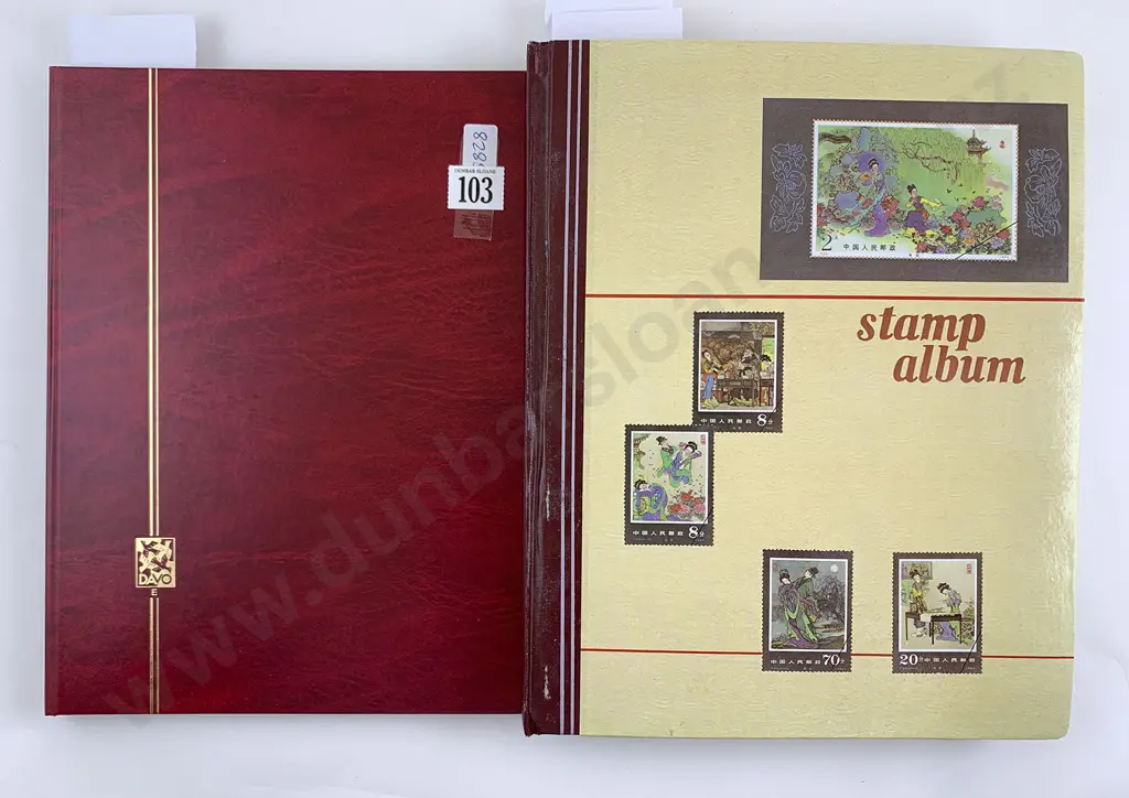 Two Stock Book Stamp Albums Image 1++