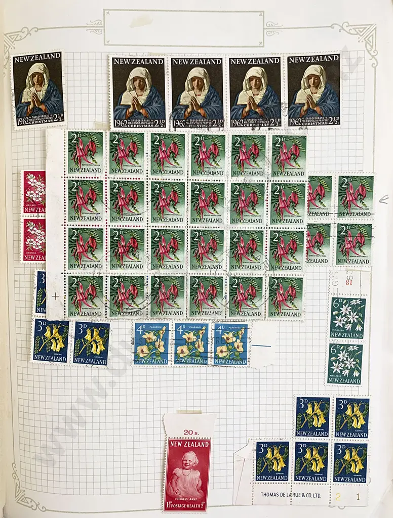 Three Vintage Stamp Albums Image 1++