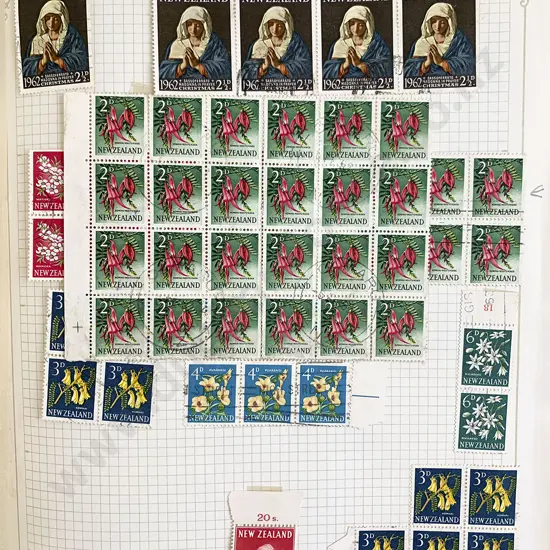 Three Vintage Stamp Albums