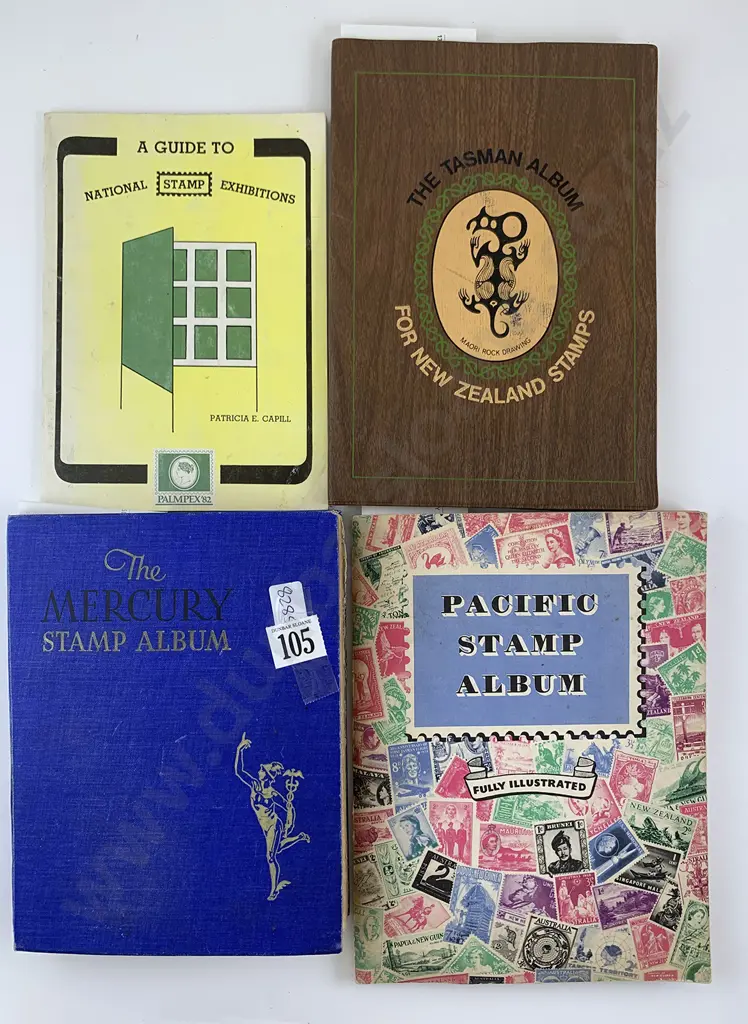 Three Vintage Stamp Albums Image 1++