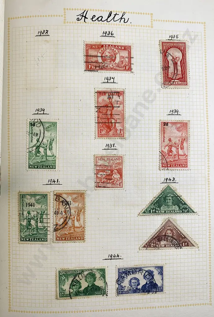 Three Vintage Stamp Albums Image 1++