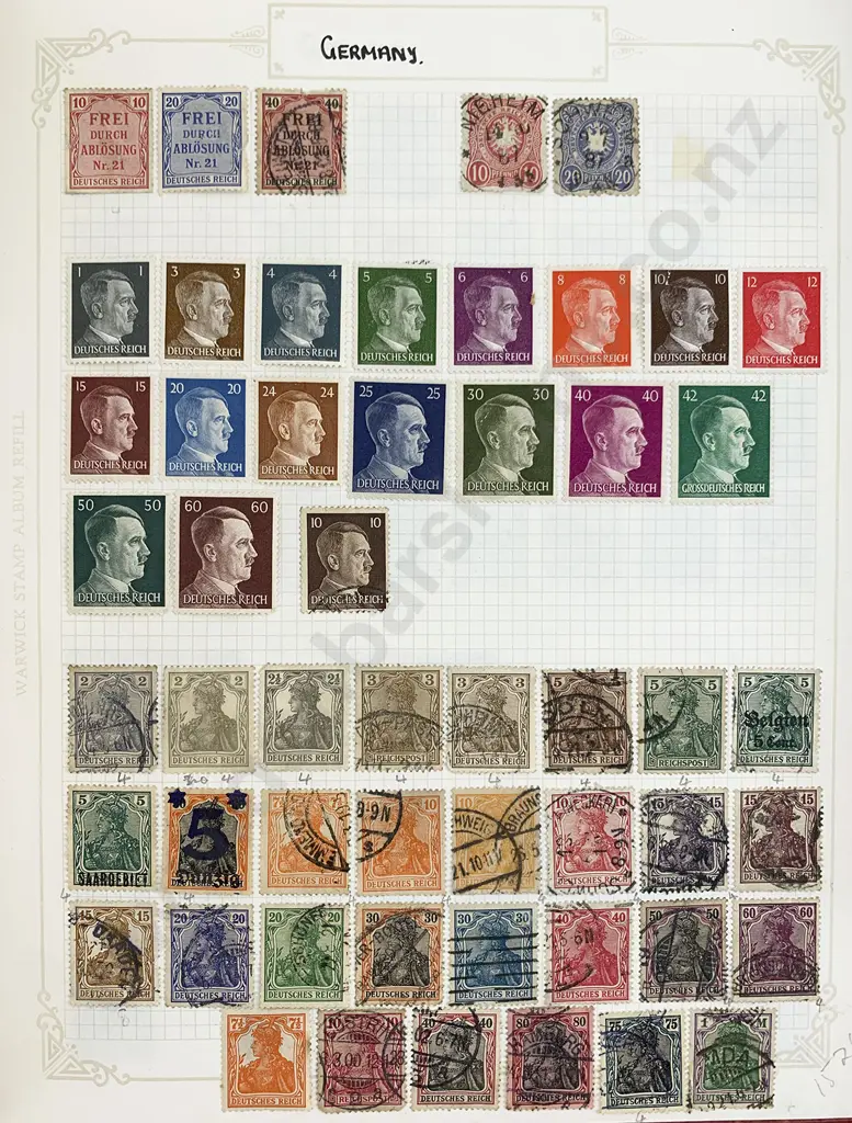 Two Vintage Stamp Albums Image 1++