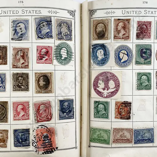 Three Vintage Stamp Albums