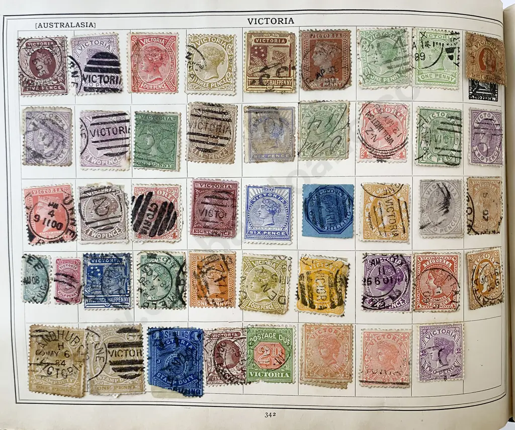 Vintage Stamp Album Image 1++