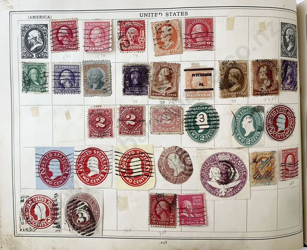 Vintage Stamp Album Image 1++