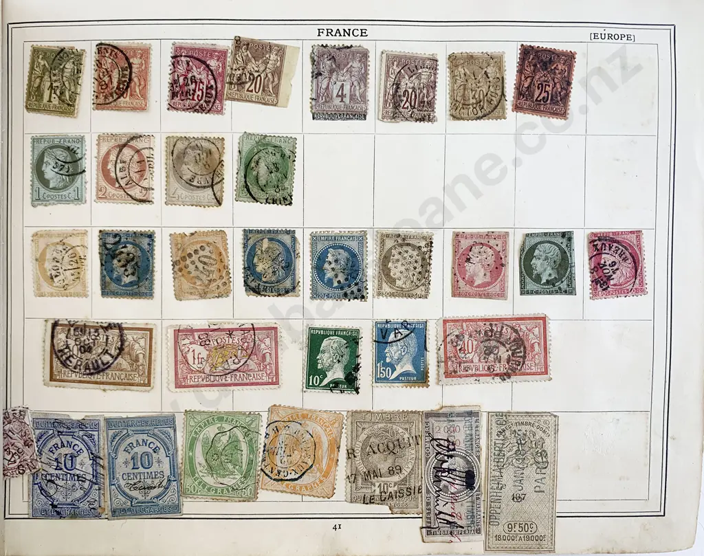 Vintage Stamp Album Image 1++