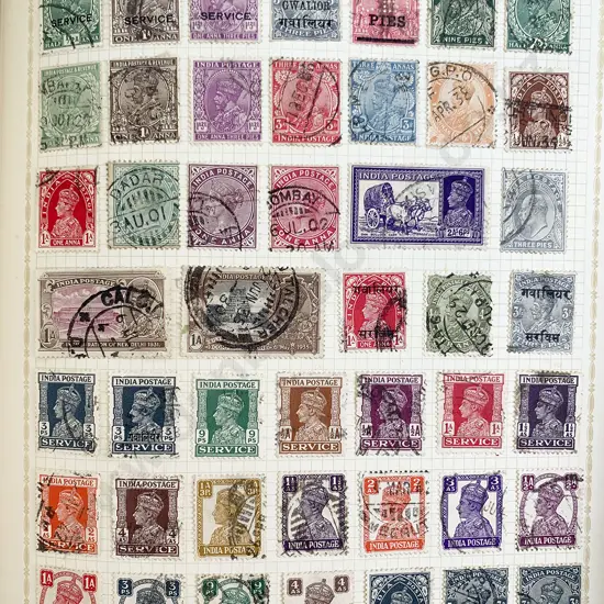 Three Vintage Stamp Albums