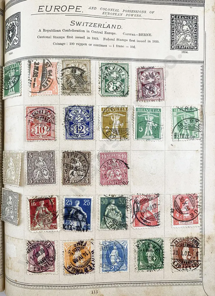 Three Vintage Stamp Albums Image 1++