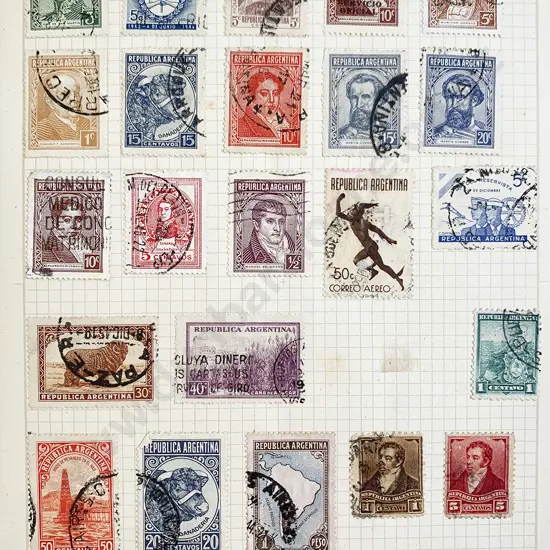 Three Vintage Stamp Albums