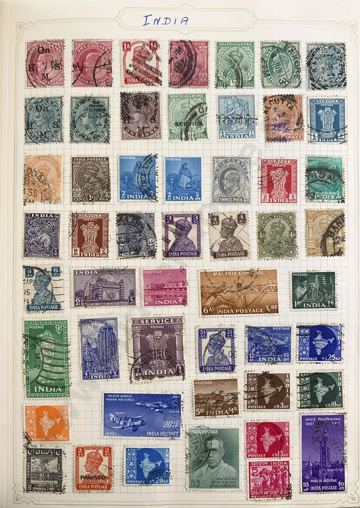 Four Vintage Stamp Albums Image 1++