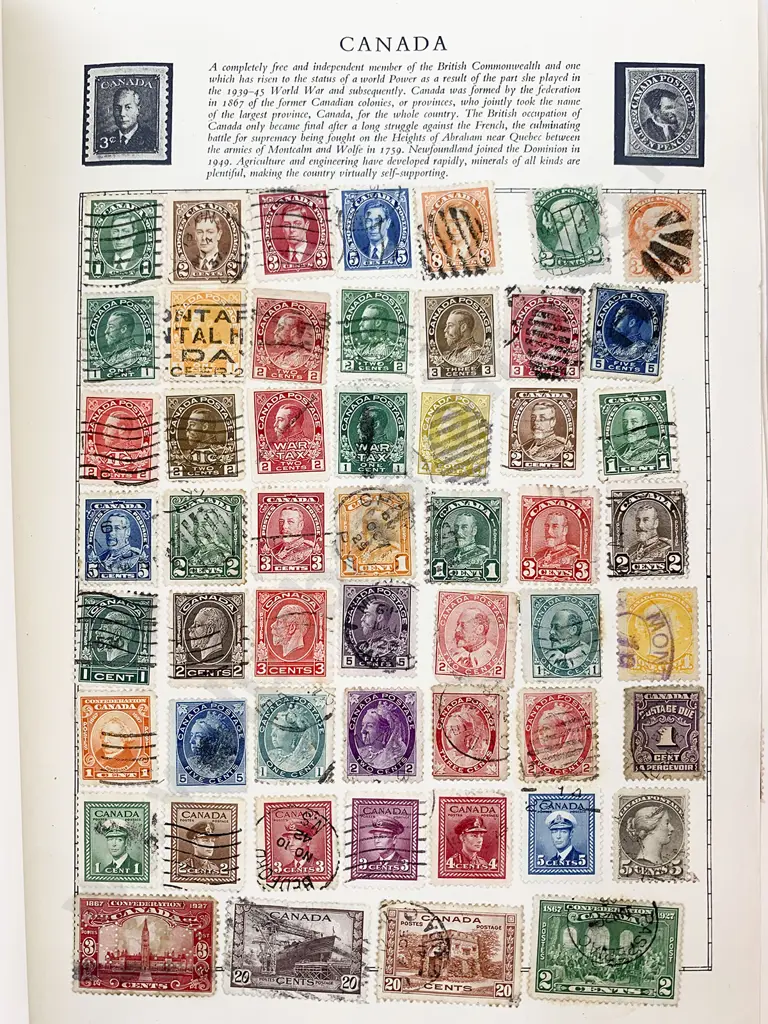 Four Vintage Stamp Albums Image 1++