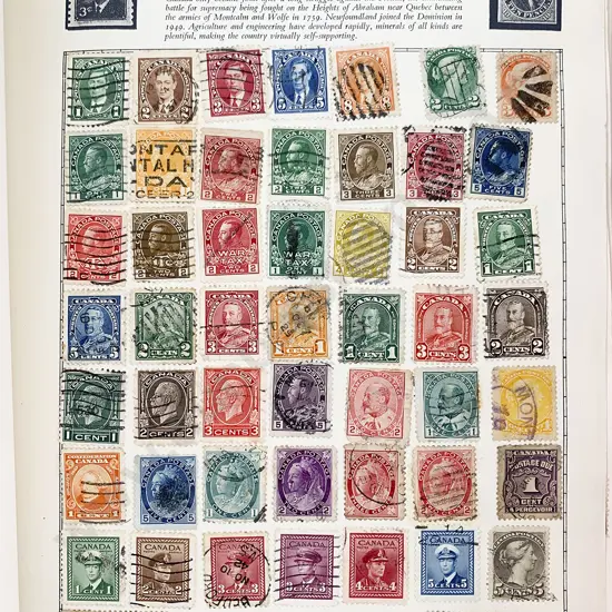 Four Vintage Stamp Albums