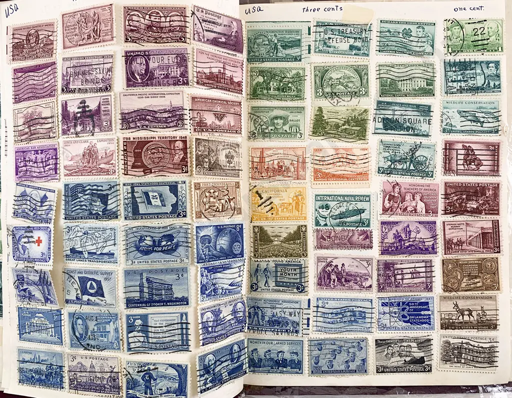 Large All American Stamp Album Image 1++