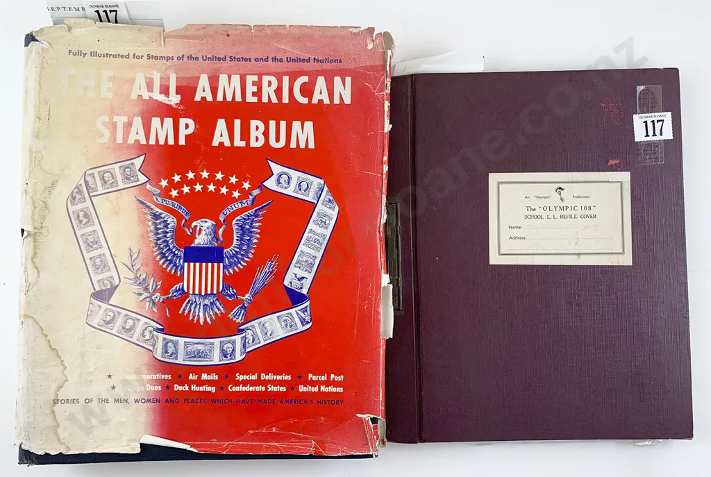 Large All American Stamp Album Image 1++