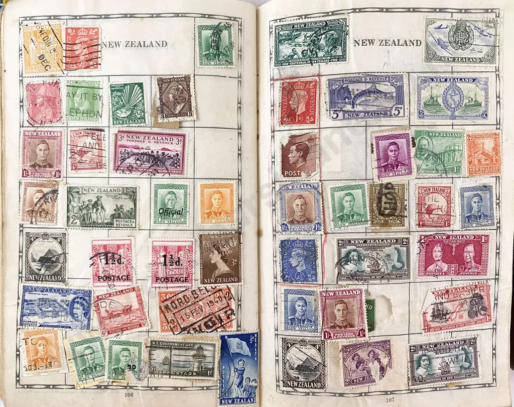 Six Small Vintage Stamp Albums Image 1++