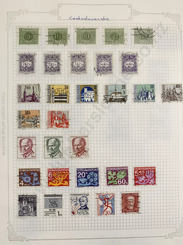 Five Vintage Stamp Albums Image 1++