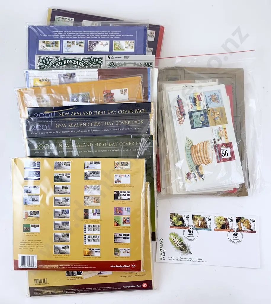 Qty NZ First Day Cover Packs (11) Image 1++