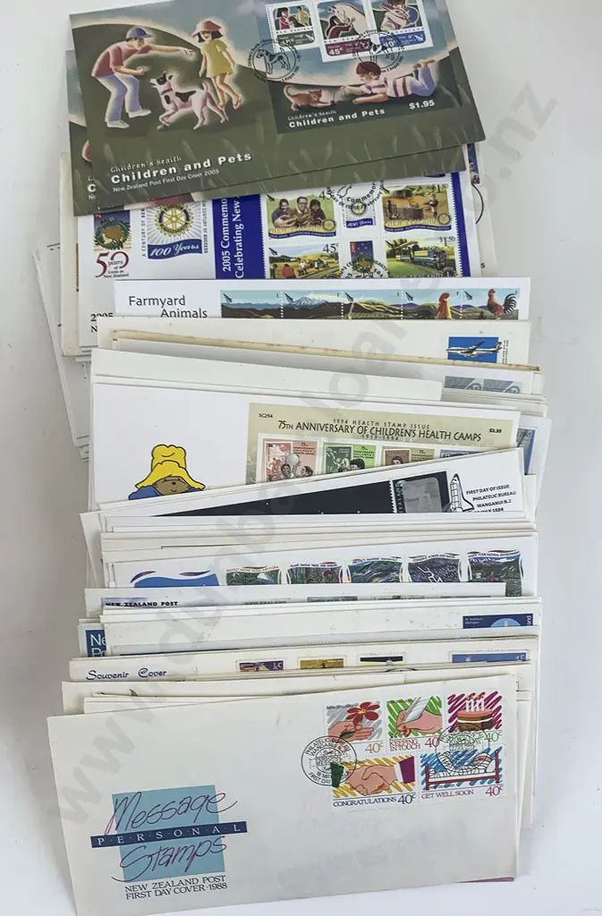 Qty Mainly NZ Decimal FDC's Image 1++