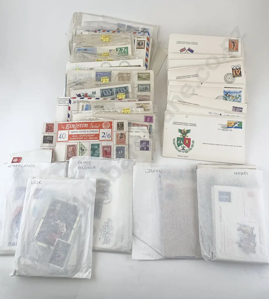 Qty World FDC's and some Postal Histories Image 1++