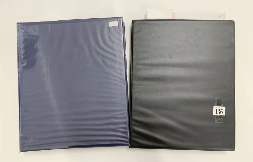 Two World Stock Book Albums Image 1++