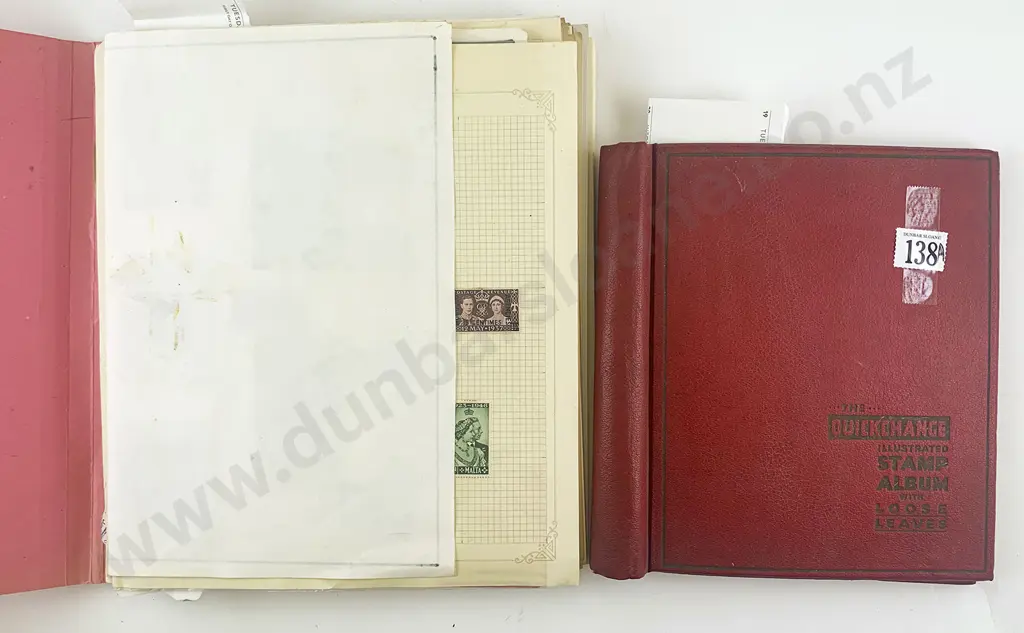 Two Part Vintage World Stamp Albums Image 1++