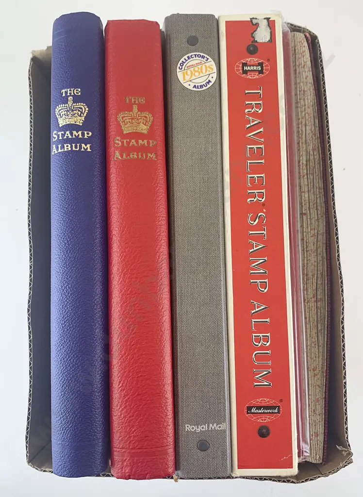 Four Vintage Un-used Stamp Albums Image 1++