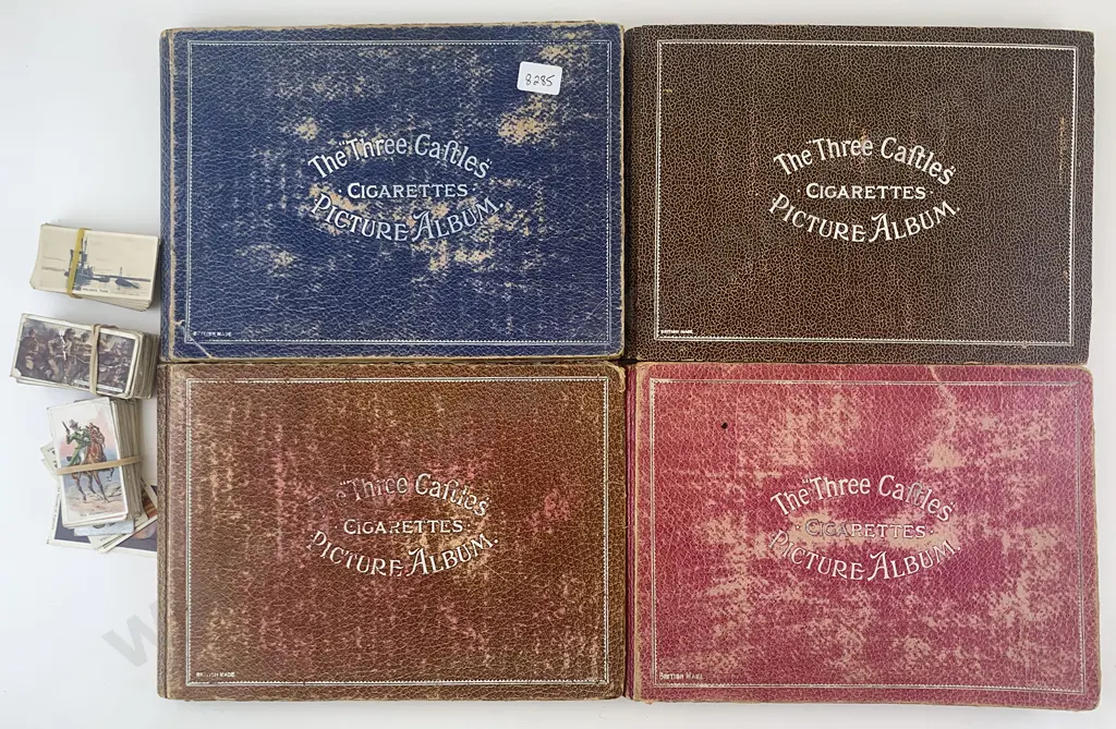 Four Cigarette Picture Card Albums with cards Image 1++