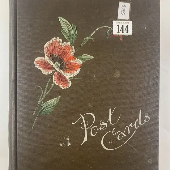 Large Vintage Postcard Album