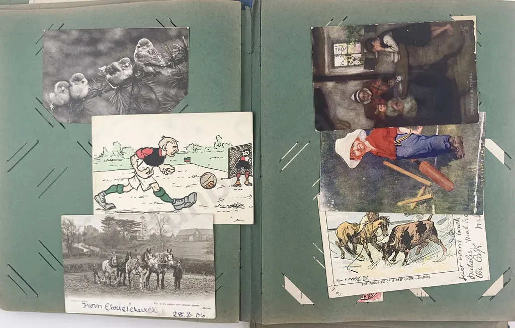 Vintage Postcard Album Image 1++