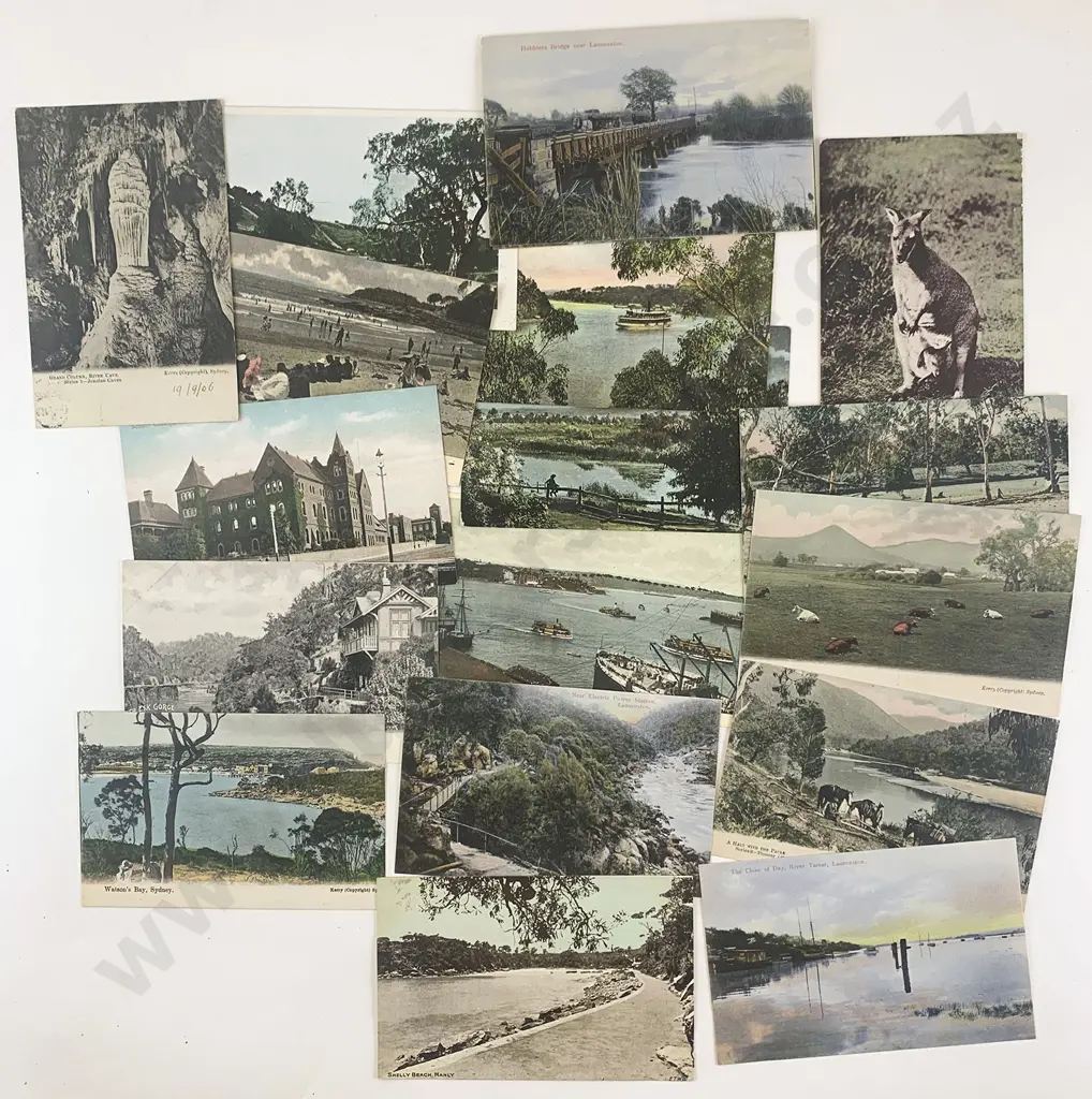 17 Early Australian Postcards Image 1++