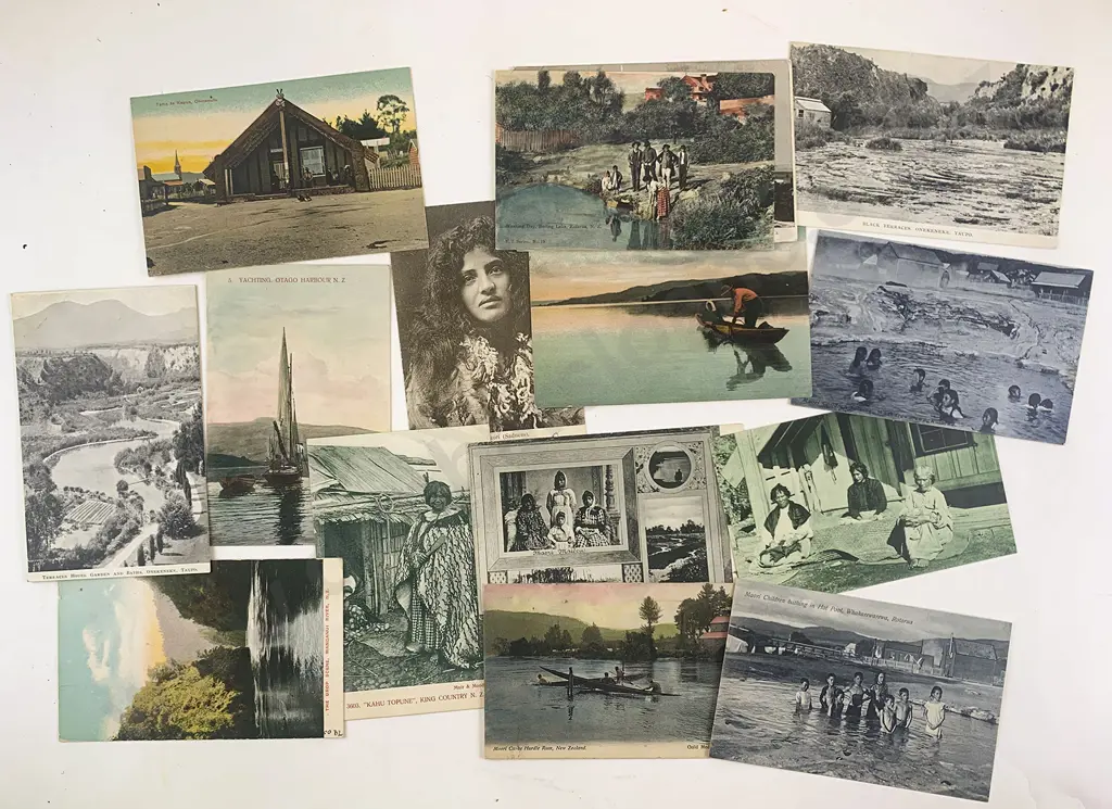 16 Early NZ Rotorua and Regions Postcards Image 1++