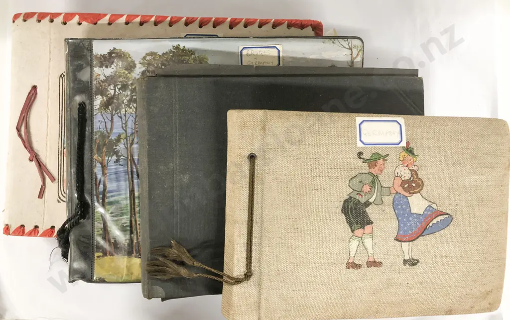 Five Vintage Postcards Albums Image 1++