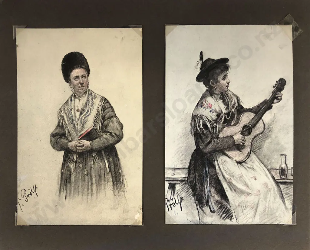 Five Vintage Postcards Albums Image 1++