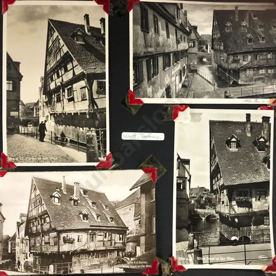 Five Vintage Postcards Albums