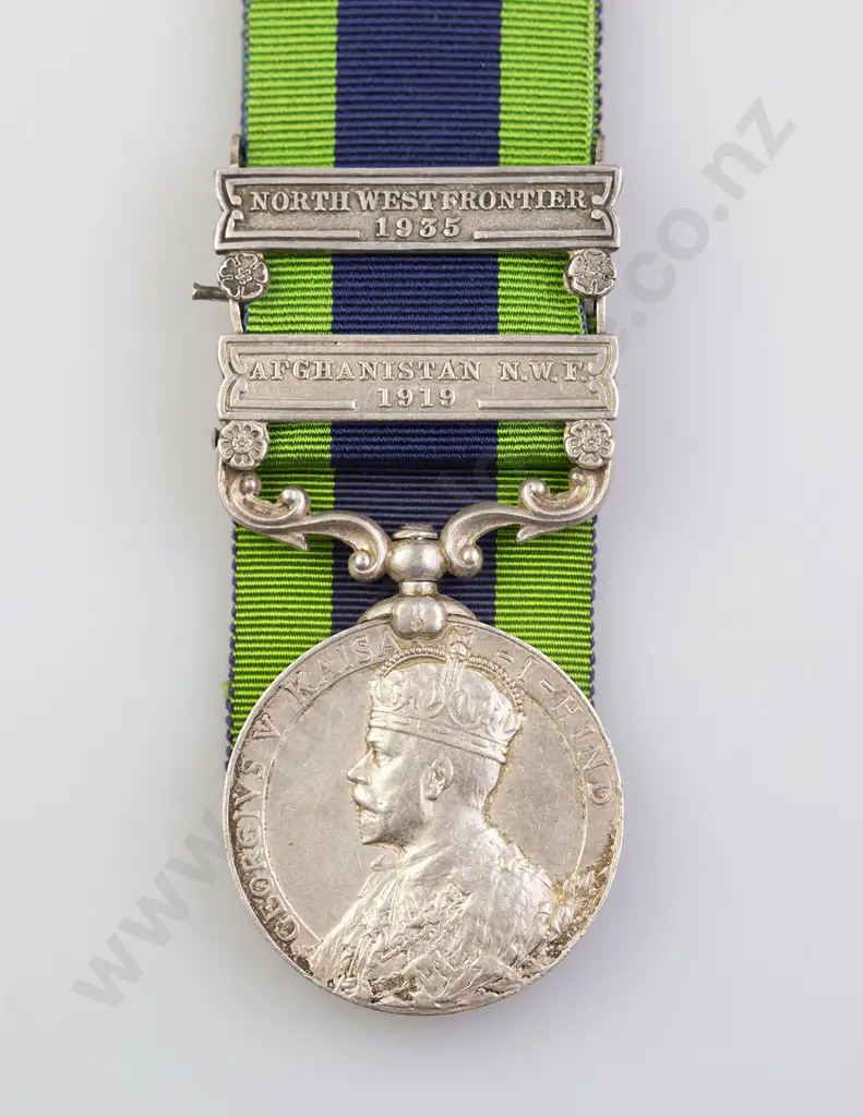 GeoV (1909) India General Service Medal 1908 to 1935 Image 1++