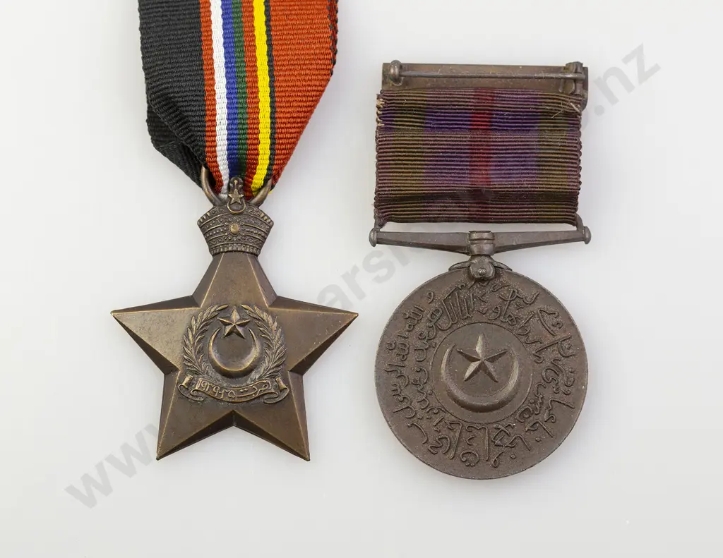 Two Bahawalpur Regiment Medals Image 1++