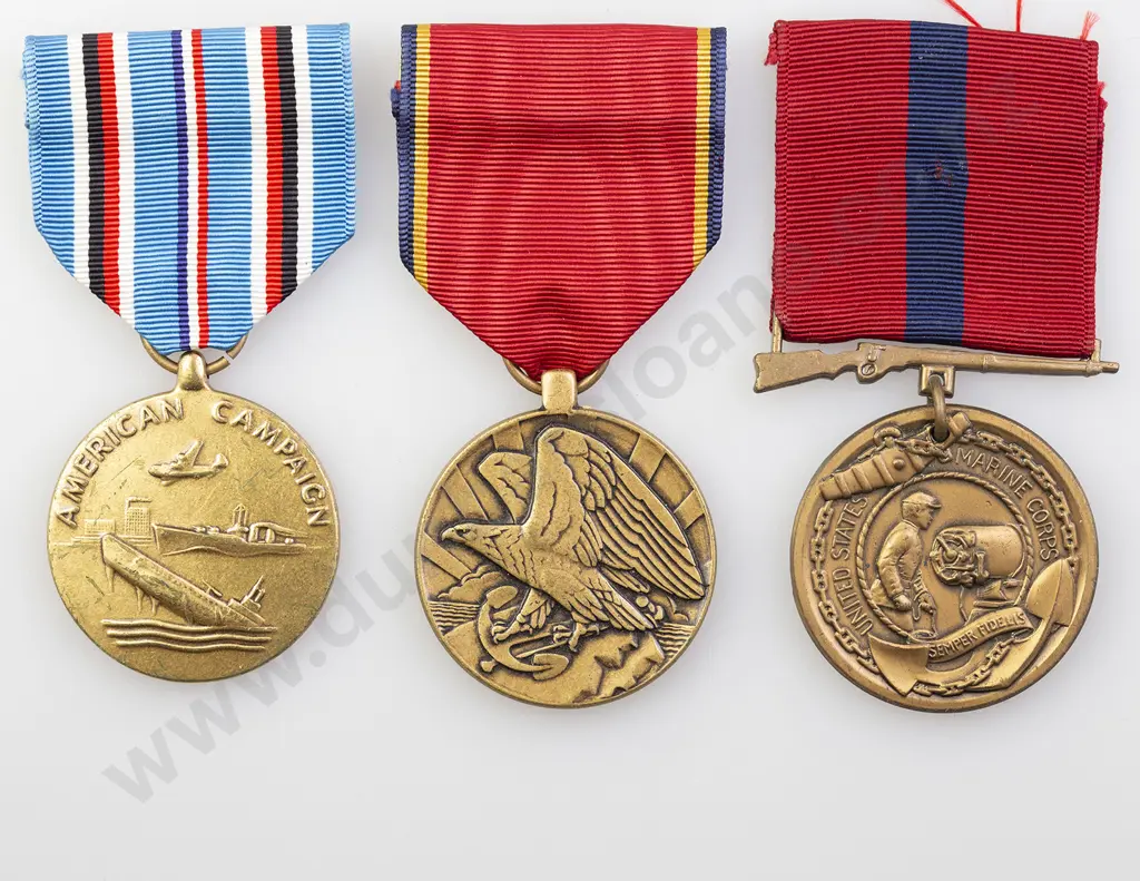 Three US Forces Service Medals Image 1++