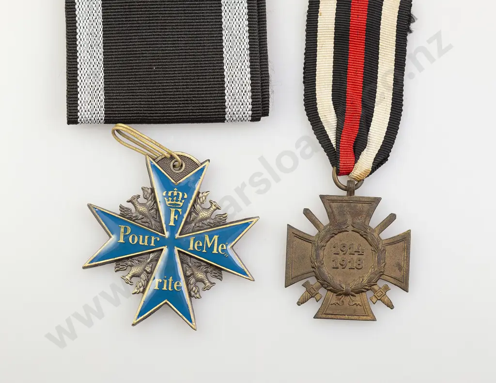 Two German Military Service Medals Image 1++
