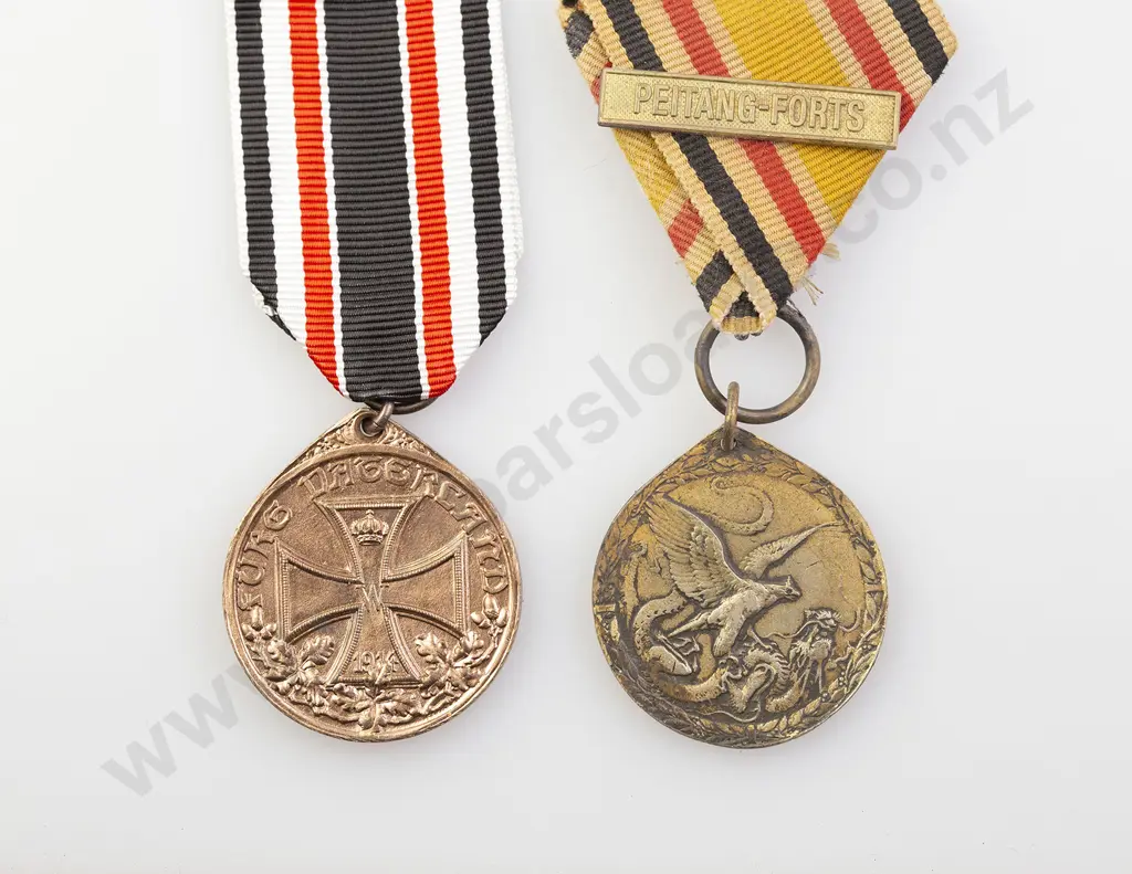 Two German Military Service Medals Image 1++